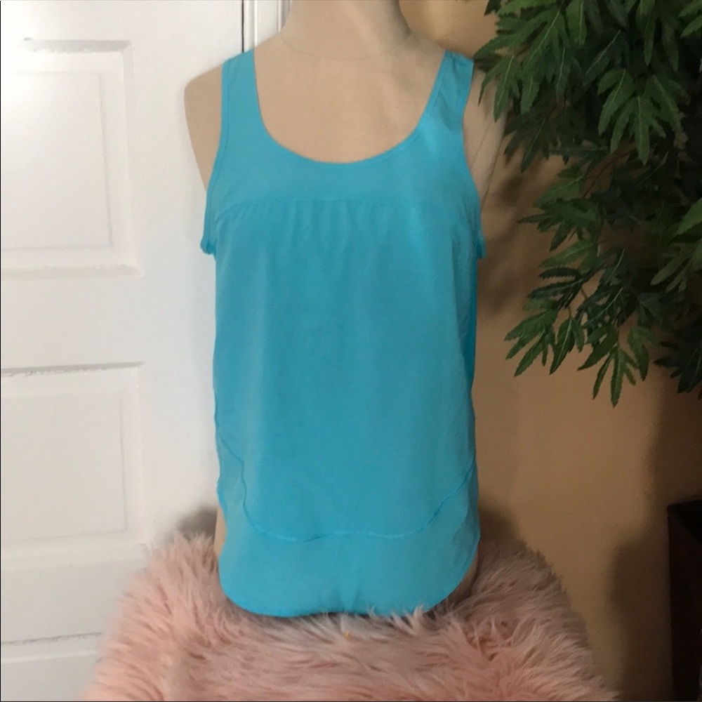 lululemon athletica Blue Tank Top